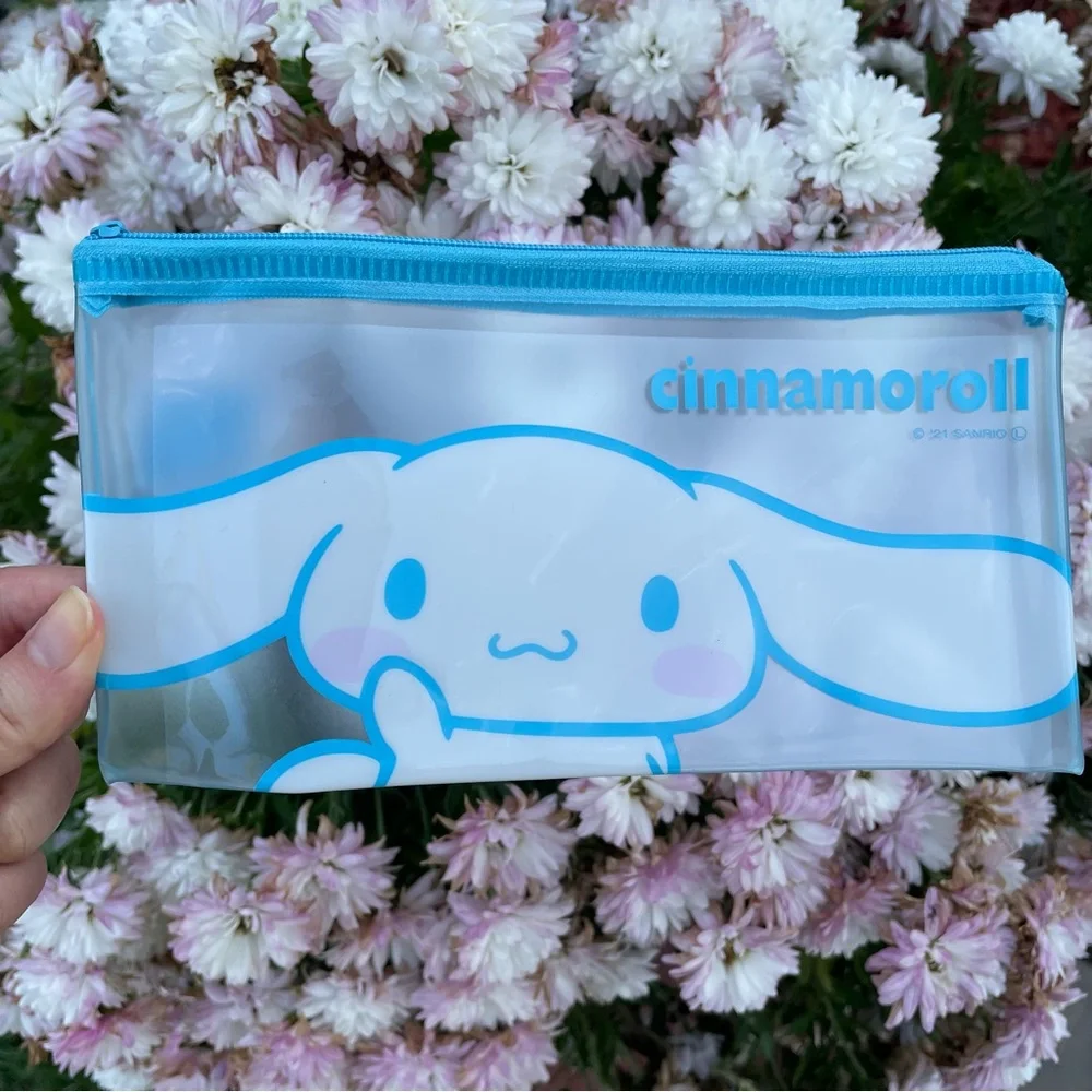 Sanrio Cinnamoroll Blue Rectangle Zipper Bag
